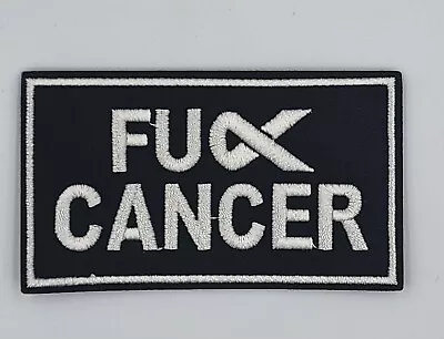 F#ck Cancer Patch Harley Davidson Biker Vest Patches Badge Iron Sew On • $8.50