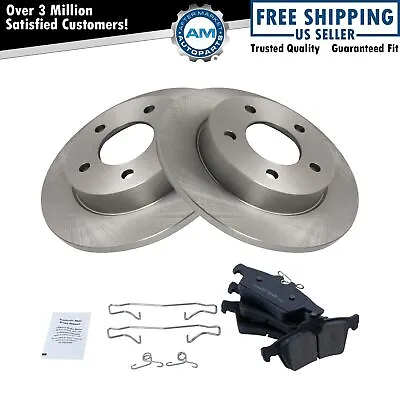 Rotor & Brake Pad Ceramic Rear LH RH Kit For 06-13 Mazda 3 L4 2.0L • $78.44