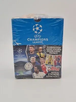Topps Uefa Champions League 2016 2017  - 50 Sealed Packs - 250 Stickers • $35.95