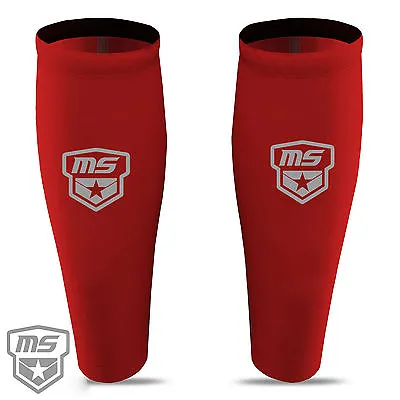 Running Compression Calf Guard Leg Warmer Support Base Layer MS Sports • £4.99