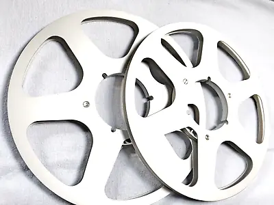  2x 10½  NAB Aluminium Tape Reel Suitable For Revox Sony Akai Teac Studer Etc  • $36.06