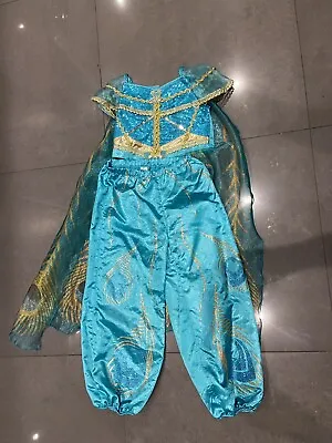 Disney Aladdin Princess Jasmine Fancy Dress Dressing Up Costume Age 7-8 • £13.99