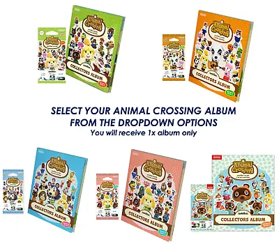 $65 • Buy Nintendo Animal Crossing Amiibo Cards Collectors Album PICK THE ALBUM YOU WANT