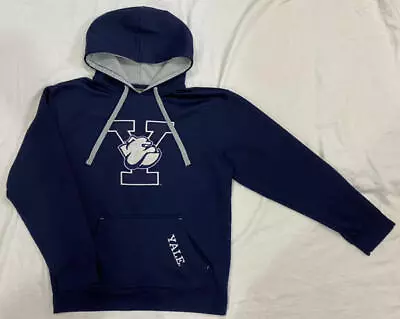 Knights Apparel Yale University Bulldogs Hoodie Sweatshirt Adult Size Medium • $19.99