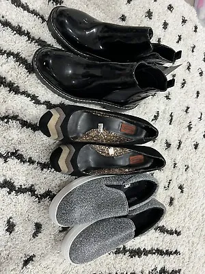 3 Pair Shoe Lot Nwt Preowned Forever21 Missoni Designer 8 8.5 Free Shipping • $35