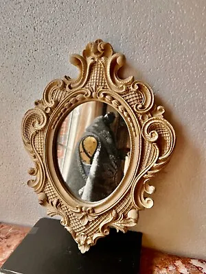 Vintage French Rococo Style Oval Mirror Wall Mirror • $189.05