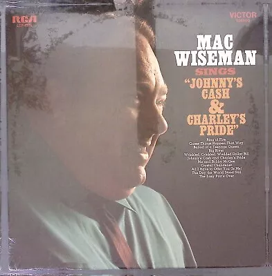 Mac Wiseman Sings Johnny's Cash & Charley's Pride  Sealed!  Exc Vinyl Lp 168-63w • $27.78