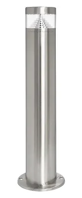 Modern LED Bollard Garden Lamp Post Stainless Steel Outdoor Cool White Light   • £26.99