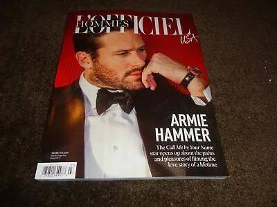 L'officiel Usa Magazine Armie Hammer~february/march 2018 First Issue New • $14.99