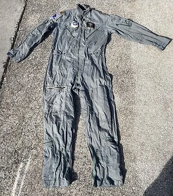 Vietnam War US Air Force K-2B Coverall Flight Suit Major C-5 Galaxy Patch 1969 C • $149.99