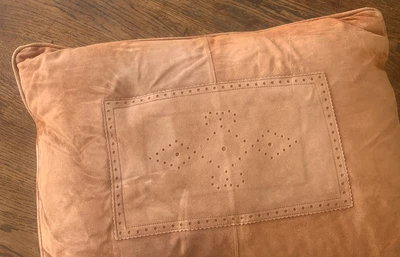 £20 • Buy Lovely Suede Cushion By Mulberry Size Approx 24” By 12” Never Used Vgc