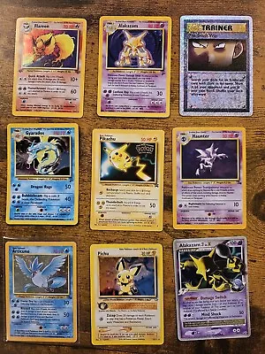 Pokemon Card Lot - Vintage WotC Bundle (Flareon 1st Edition) 17 Cards Total • $131.50