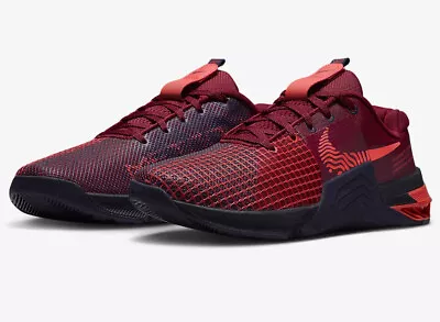 $159.95 • Buy Nike Metcon 8 Red/Black Gym Weightlifting Shoes Mens US Size 8-12 Brand New✅