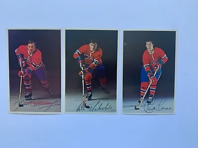 1970-71 Montreal Canadiens Team Issue Photo/Postcard Lot Of 3 - Cournoyer Etc • $7.35