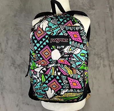 Jansport Full Size Rad Graffiti  Backpack Black Label SUPERBREAK QUEST FESTIVAL • £24.11