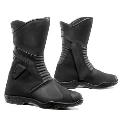 Motorcycle Boots | Forma Voyage Black Road Street Waterproof Riding Touring • $149