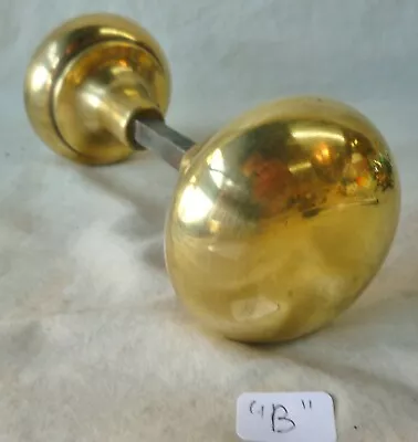 Door Knobs  2 1/4  Vintage Pr Antique BRASS  B  5/8  Fit (per Pair Set) • $29.99