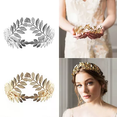 Greek Goddess Laurel Wreath Leaf Headband  Wedding Party Crown Bridal New • £3.39