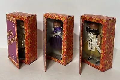 Lot Of 3 Vintage Effanbee Wee Wishes 1990s All Different 5” Vinyl Dolls In Boxes • $19.99