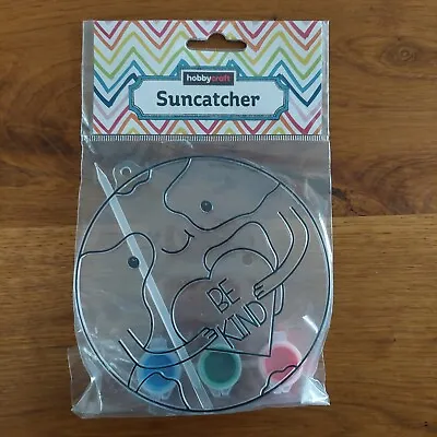 Paint Your Own Suncatcher Kit ~ World  Be Kind  • £1