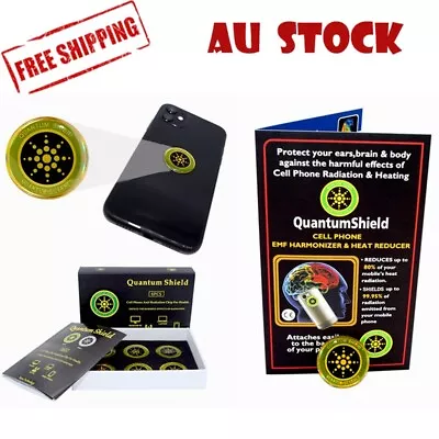 12x Anti Radiation Quantum Shield EMF Protection Neutraliser Chip Phone Stickers • $4.25