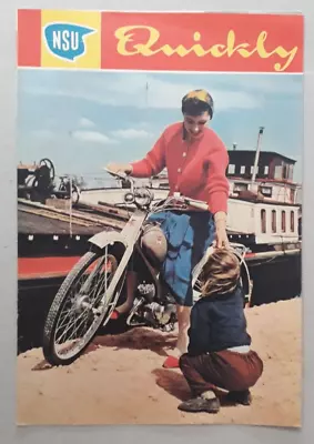 NSU Quickly Moped Brochure C.1950s • £19.99