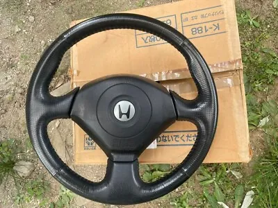 Honda Genuine Steering Wheel S2000 Black AP2 AP1 MOMO JDM OEM Used • $533