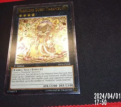 Yugioh! Madolche Queen Tiaramisu ABYR Ultimate Rare 1st Ed NM • $75