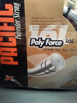 NEW Pacific Tennis String PolyForce 16L • $4.99