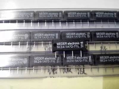 1PC MEDER SIL24-1A72-71L Reed Switch Relay SPST 1A 24V PC 4Pins New • $4.75