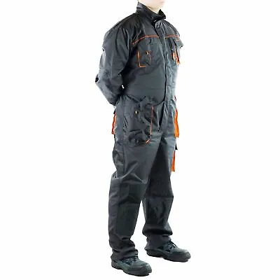 £28.99 • Buy Mens Boiler Suit Mechanic Welder Overall Zipped Garage Safety Coverall
