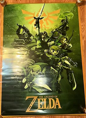 The Legend Of Zelda Poster Huge 40”x56” Rare • $79.95