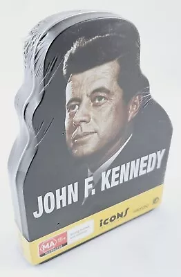 John F. Kennedy JFK Icons Collection DVD Set With Tin - Region 4 NEW & SEALED • $17.46