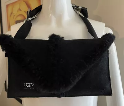 UGG Rare Black Sherling Clutch Bag 3 In 1 • $130