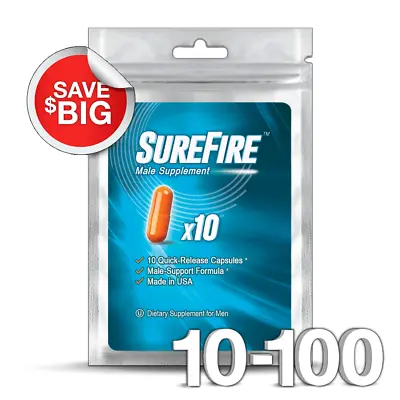 10-100 SUREFIRE Quick Release Male Support Supplement • $51.20