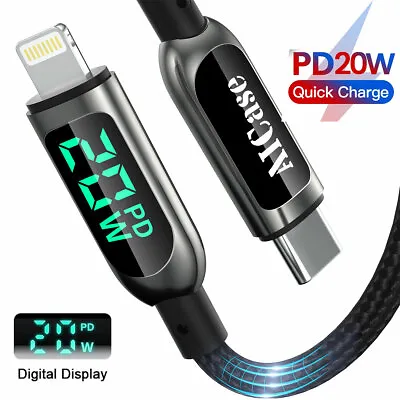 $13.99 • Buy USB C To IPhone Charger 20W PD Fast Charging Cable For IPhone14 13 12 11 Pro Max