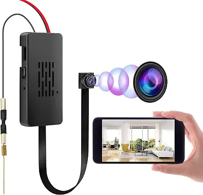 Security Camera Mini Full HD Button Mounting Camera Video Recording House Car A6 • £91.48