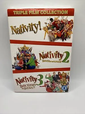 Nativity Triple Film Collection 123 New Sealed DVD Box Set • £2