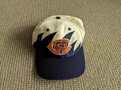 Chicago Bears Hat Snapback NFL Pro Line Logo Athletics Shark Tooth Vintage Blue  • $124.99