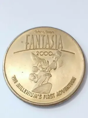 2000 Walt Disney Mickey Mouse Fantasia Hard To Find Token Great For Collection! • $5