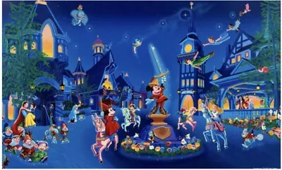 Disney “Fantasy Land” By Melanie TaylorKent 1990 Signed LE • $875