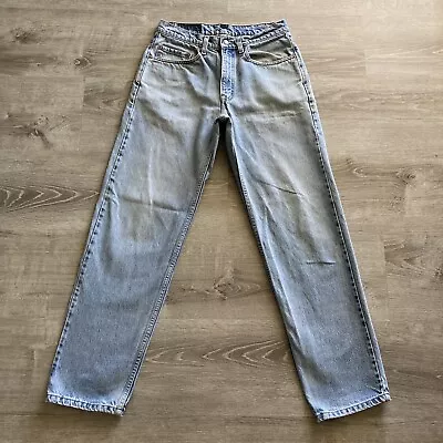 Vintage 90s Levis 550 Jeans Mens 30x32 Relaxed Fit Light Wash Blue Y2K Grunge • $28.88