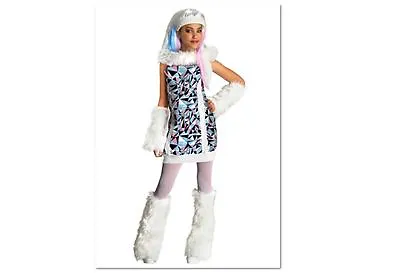 Monster High Abbey Bominable Girls Costume Size 4-6  Halloween Outfit NEW! • $44.99