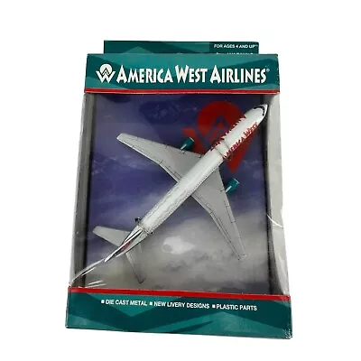Daron Realtoy America West Airlines Die Cast Metal Boeing 747 Airplane • $30.30