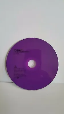 Very Rare!!! 1 Track Uk Cd  Promo Of  The Hardest Part  By Coldplay  • £17