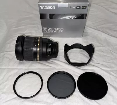 Tamron SP 24-70mm F/2.8 Di VC USD Lens For Nikon DSLR • $1.99