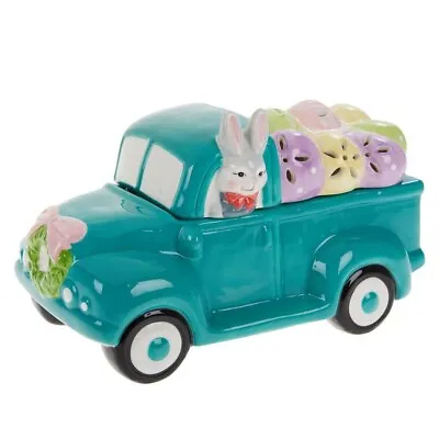 Mr. Cottontail Illuminated Easter Truck Cookie Jar - New • $23.95
