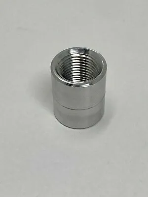 $6.50 • Buy 1/2  NPT Threaded Full Coupling Connector Alum 6061-T6 Schedule 40 Pipe Fitting 