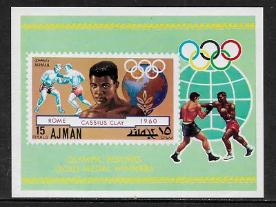 Ajman Michel's #Block 308 MNH S/Sheet - Cassius Clay • $2.79