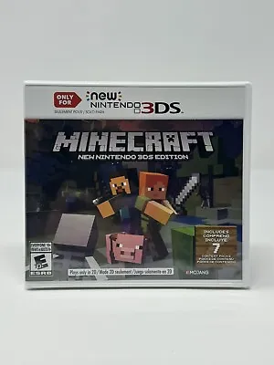 Minecraft - Nintendo New 3DS Edition - Nintendo 3DS New And Sealed Free Shipping • $39.99